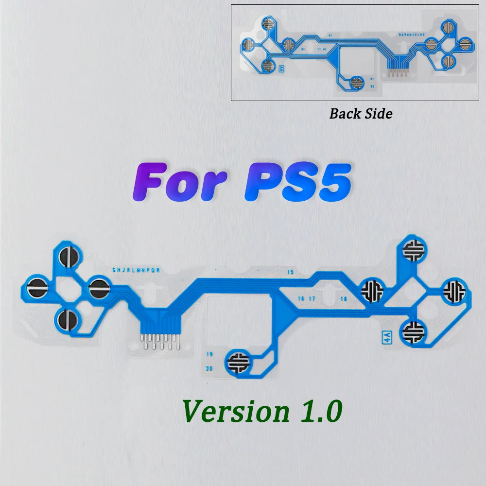 1Pc Button Ribbon Circuit Board for PS3 PS4 Pro PS5 Controller | Conductive Film Keypa close-up view
