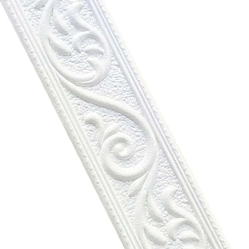 3D Tiles DIY Sticker Waterproof Skirting Sticker | Self-Adhesive Border Trim for Walls close-up view