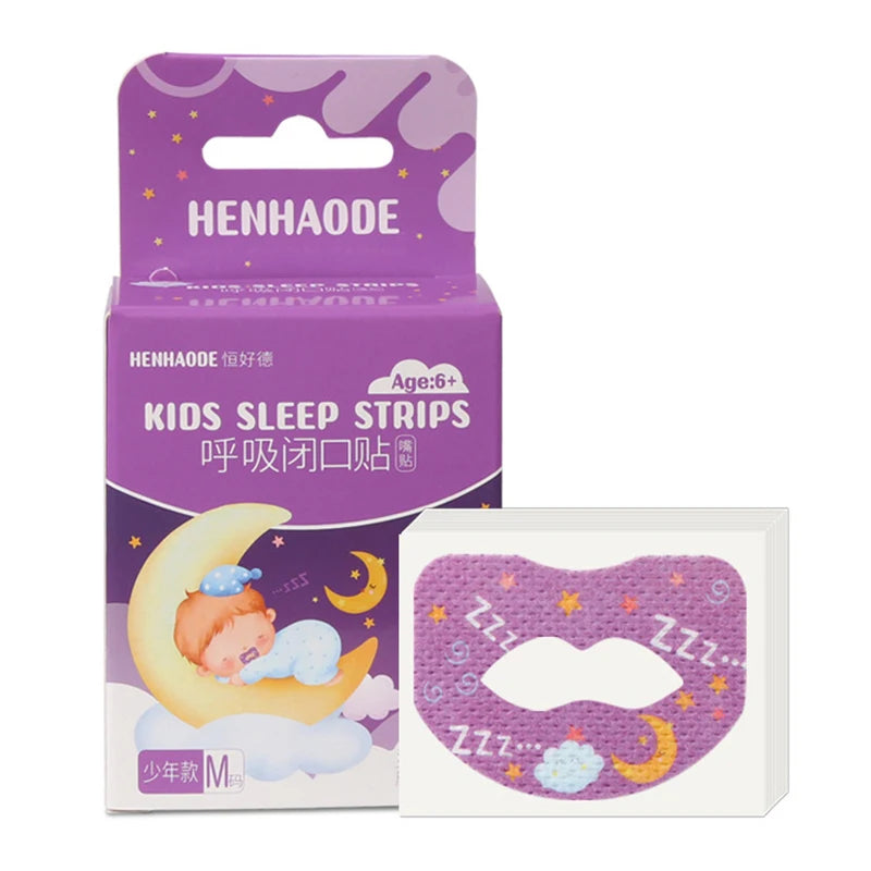 30 PCS Kids Cartoon Breathing Correction Patches | Anti-Snoring Mouth Tape for Children detail view