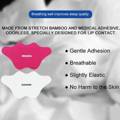 30 Pack Mouth Tape for Better Sleep | Gentle Nasal Breathing Tape close-up view