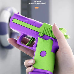 Mini Water Pistol | Mechanical Continuous Firing Water Gun for Summer Pool Shooting Fun detail view