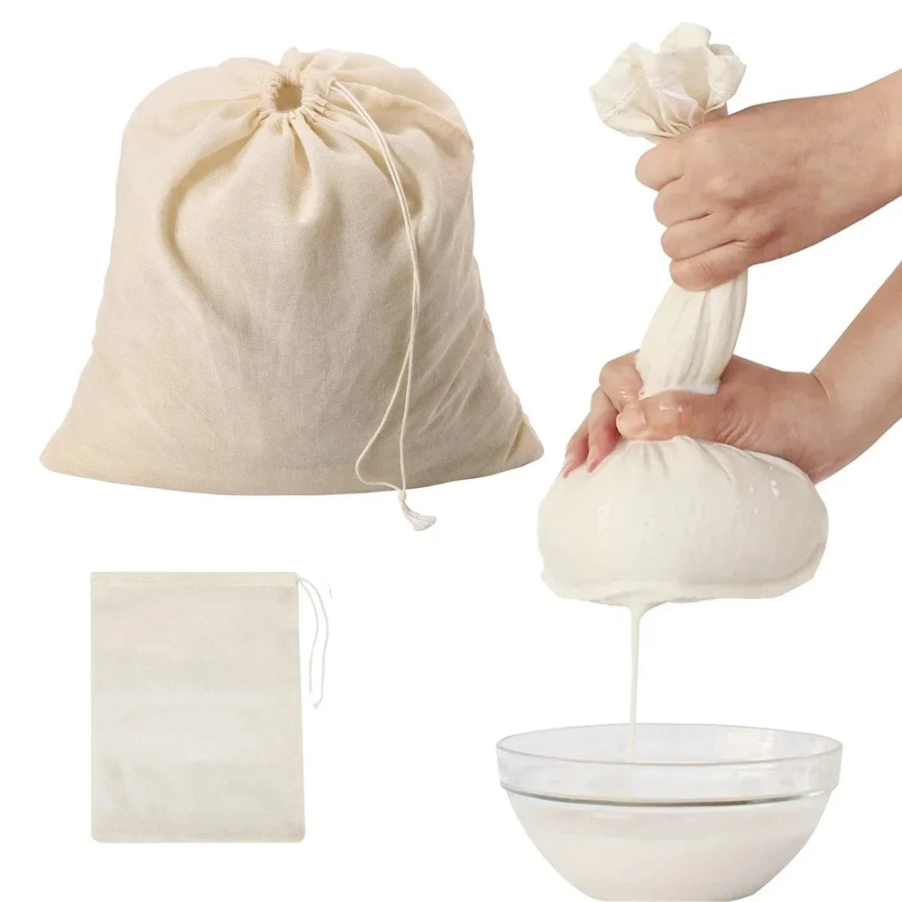Cotton Cream Cheese Slicer Gauze Kitchen Items Tofu Filter Cloth Butter Milk Coffee Tools Gadgets Di