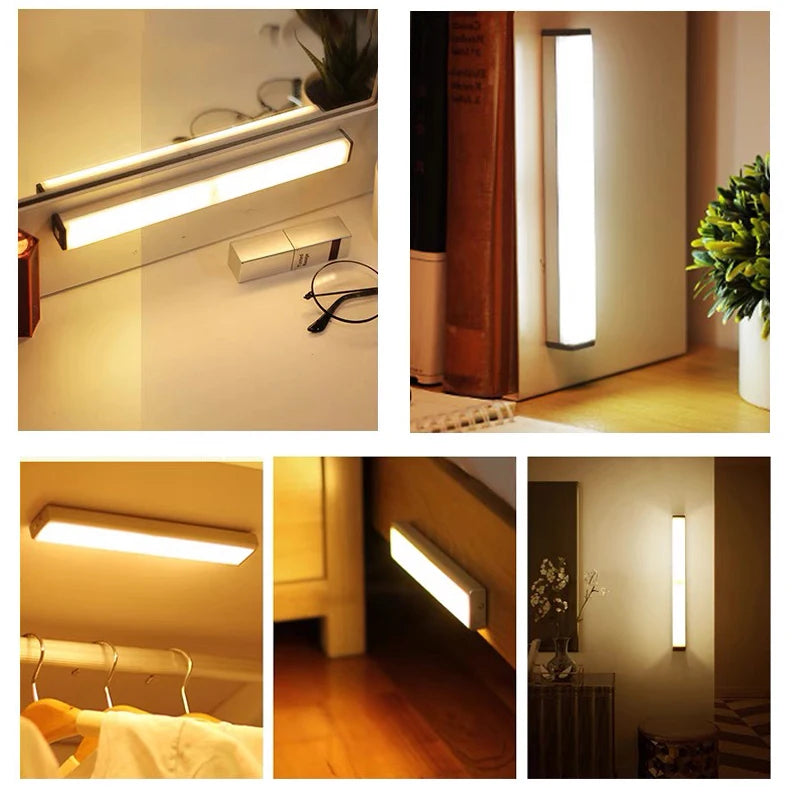 Motion Sensor Light Wireless LED Night Light close-up view