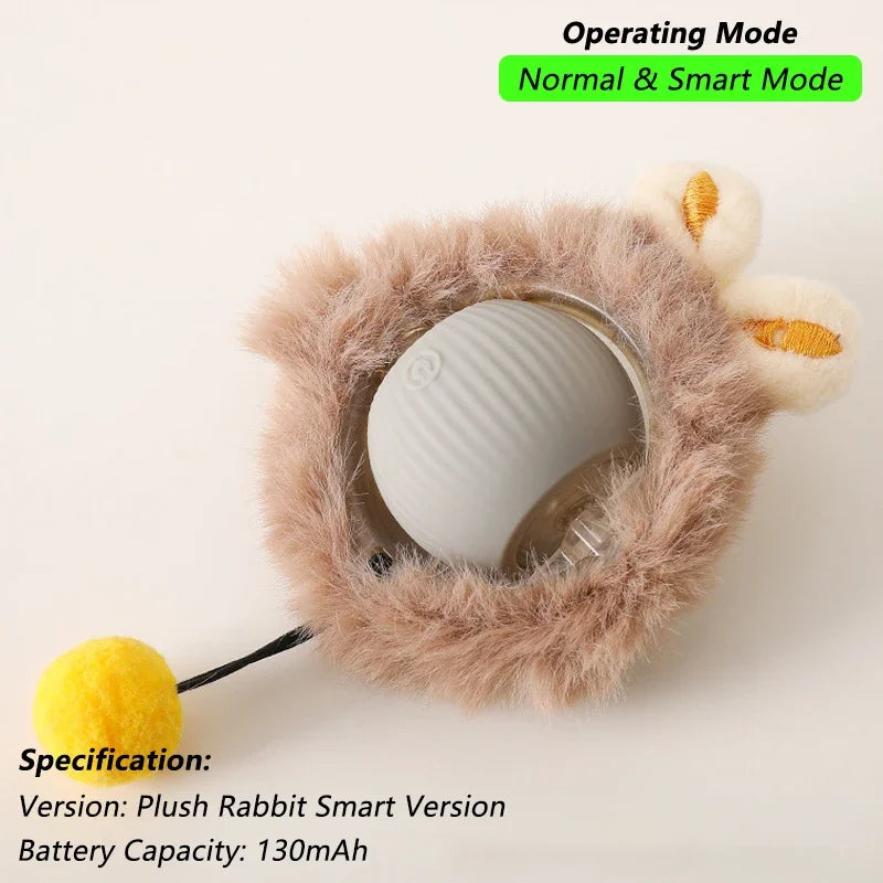 Interactive Smart Cat Toy Ball | Automatic Rolling Ball with Obstacle Avoidance alternate view