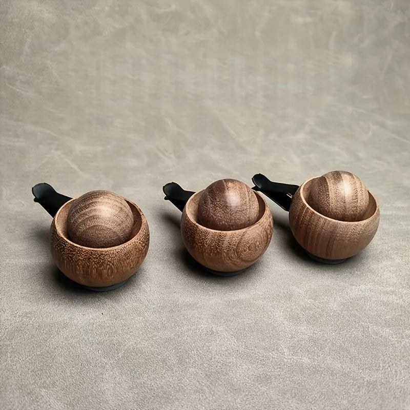 Mini Wood Essential Oil Diffuser | Natural Fragrance Diffuser for Car and Home close-up view