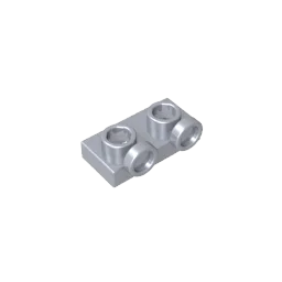 Gobricks GDS-90193 1 x 2 Panel with Raised Dot | Compatible Building Block for DIY Cre close-up view