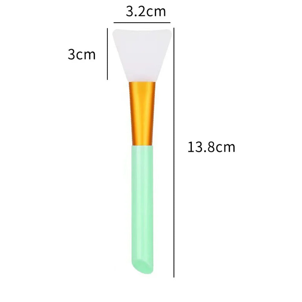 Silicone Facial Mask Brush Set | Mild and Soft Applicator for All Skin Types detail view