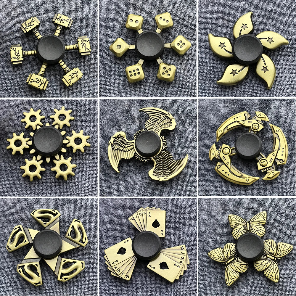 Bronze Metal Alloy Fidget Spinner