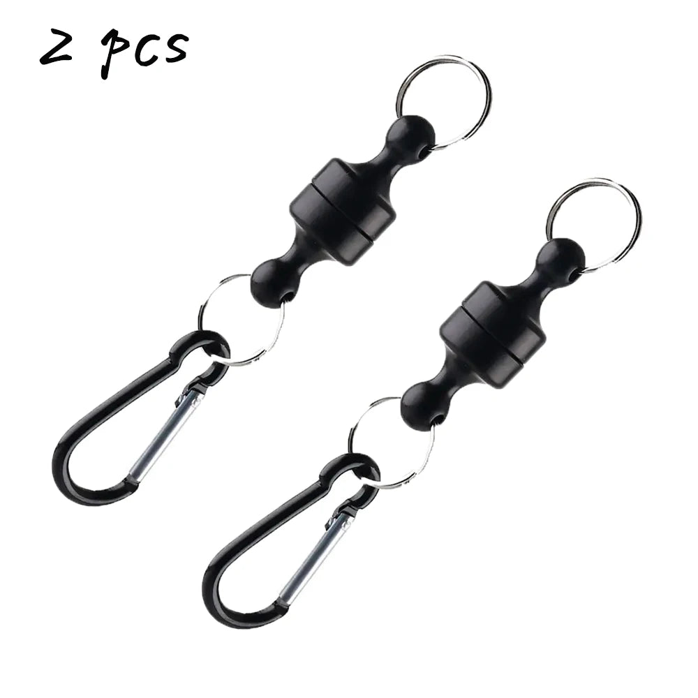 Fishing Magnetic Buckle With Keychain Carabiner Anti-falling Outdoor Fishing Clip Fis alternate view