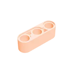 Gobricks GDS-663 Technical Liftarm Thick 1 x 3 | Compatible Building Block for DIY Creat detail view