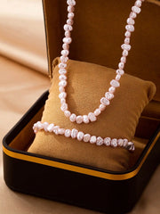 A Set of Irregular-Shaped Freshwater Pearl Necklaces, Versatile Layered Necklaces, Hi alternate view