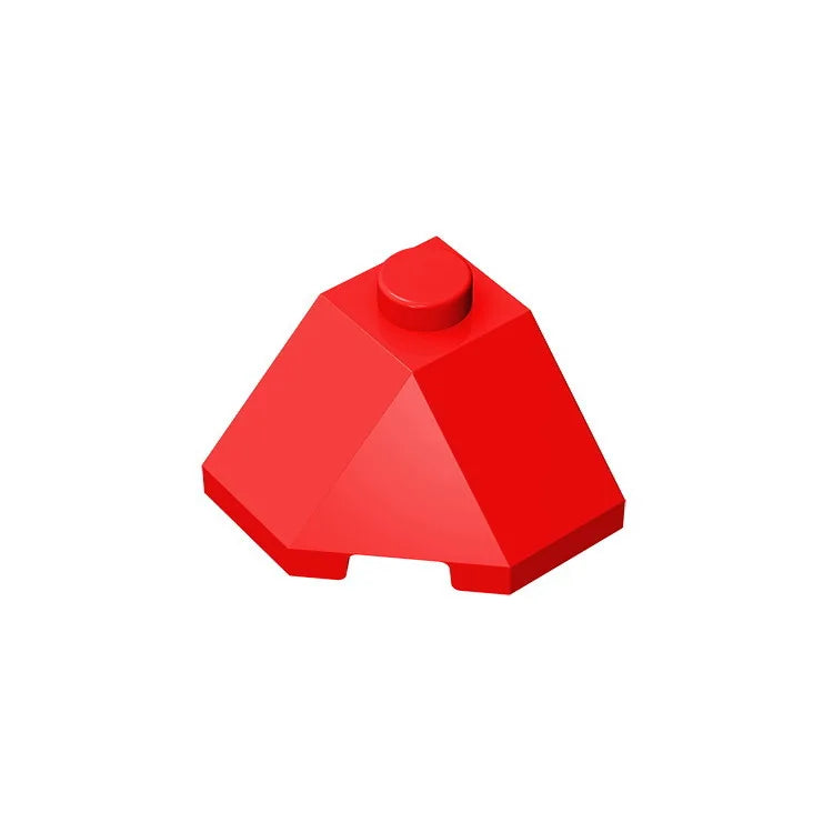 ROOF TILE 2x2x1 45 Degree Bottom | Compatible Building Block for Creative DIY alternate view