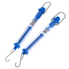 Tubular Spring Scale Dynamometer | Plastic Newton Meter for Classroom Science Labs close-up view