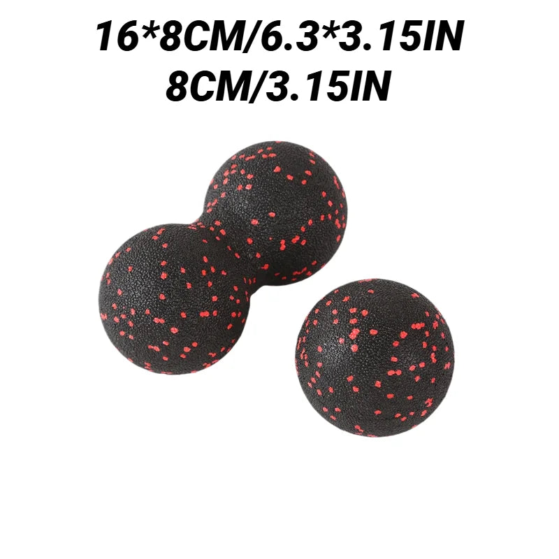 Yoga Peanut Massage Ball Set | Muscle Relaxation & Fascia Release Kit alternate view