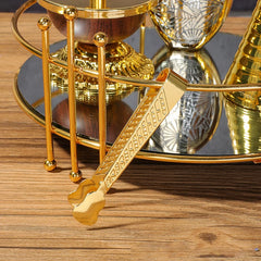Gold Electroplated Aromatherapy Clip | Solid Spice Fragrance Accessory detail view