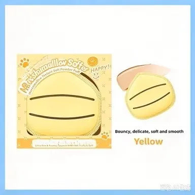 Marshmallow Soft Puff for Liquid Foundation Oversized Velour Powder Puff Wet/Dry Dual lifestyle view