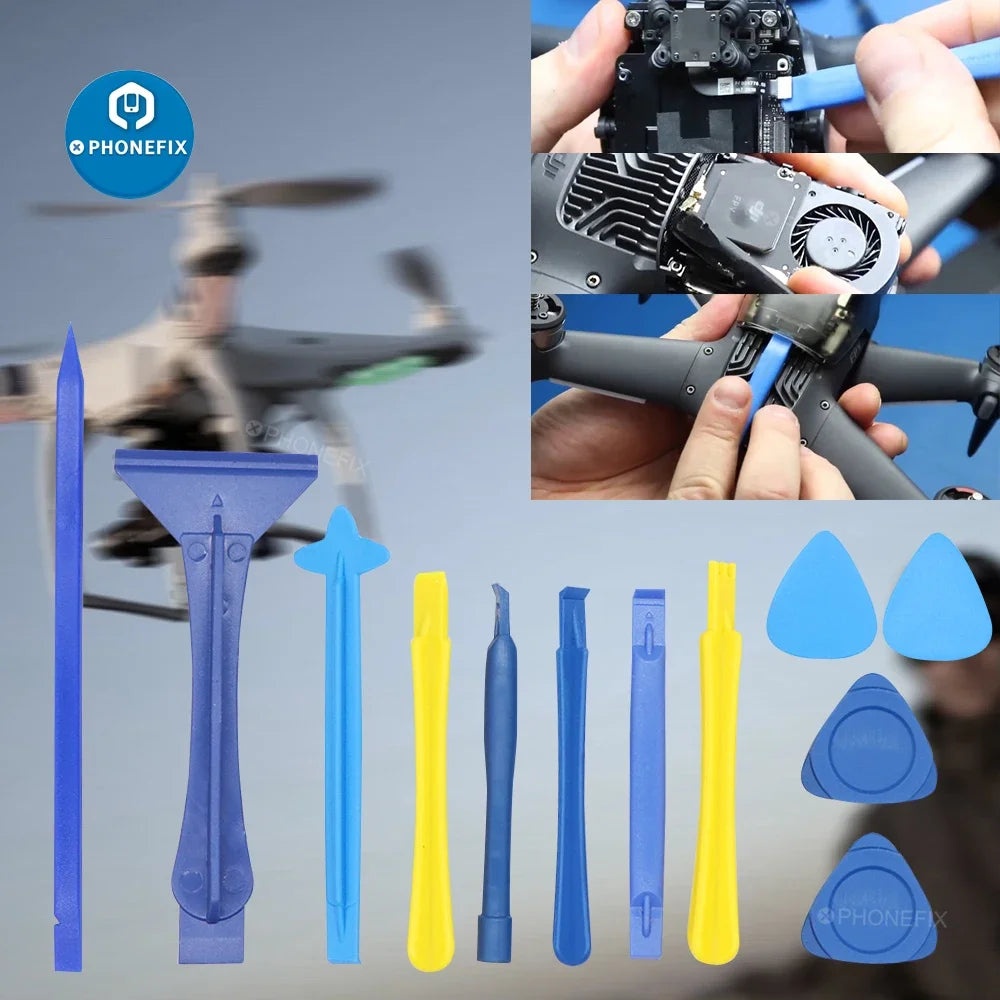 12 in 1 Plastic Pry Tool Kit | Phone and Tablet Screen Repair Opening Tool Set detail view