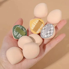 3pcs Mini Finger Puff Cosmetic Cushion Puff Concealer Foundation Detail Makeup Sponge Puff Set Profe