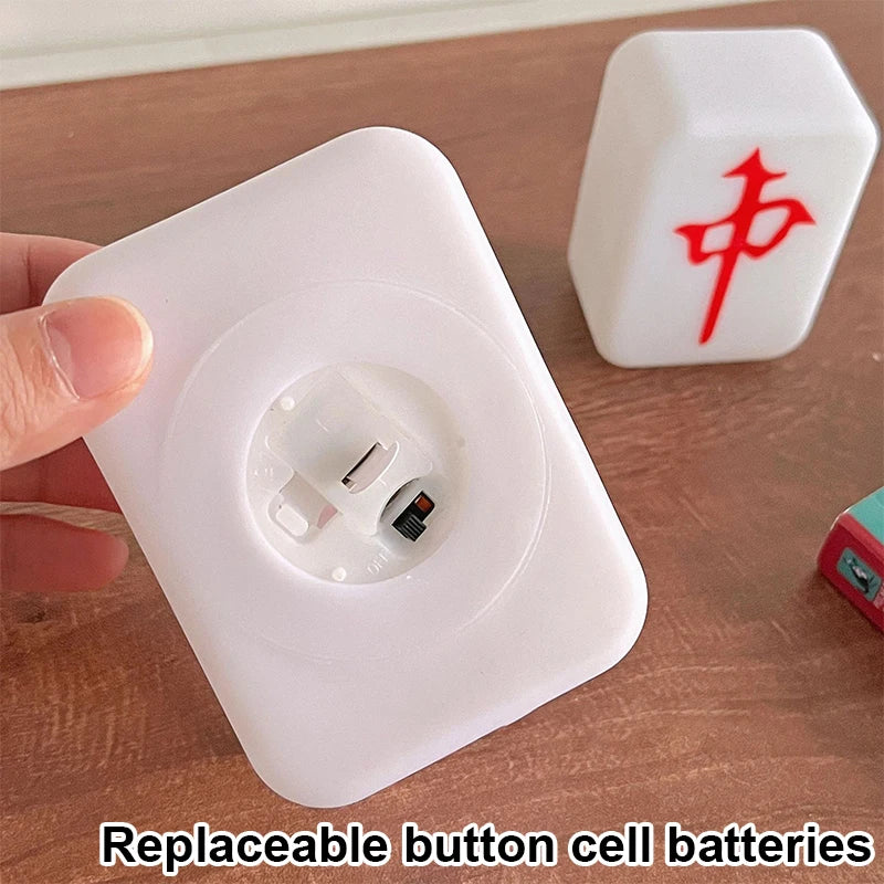 Mahjong Night Light | Soft LED Sleep Light with Eye Protection additional angle