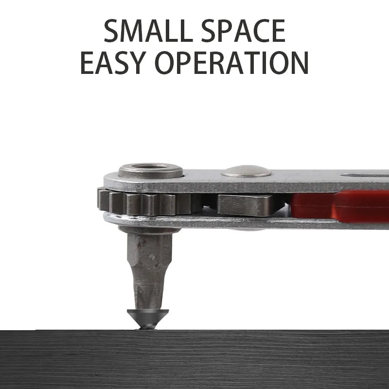 Mini Ratchet Wrench Set | 1/4 Inch Drive Hex Torx Screwdriver Bits alternate view