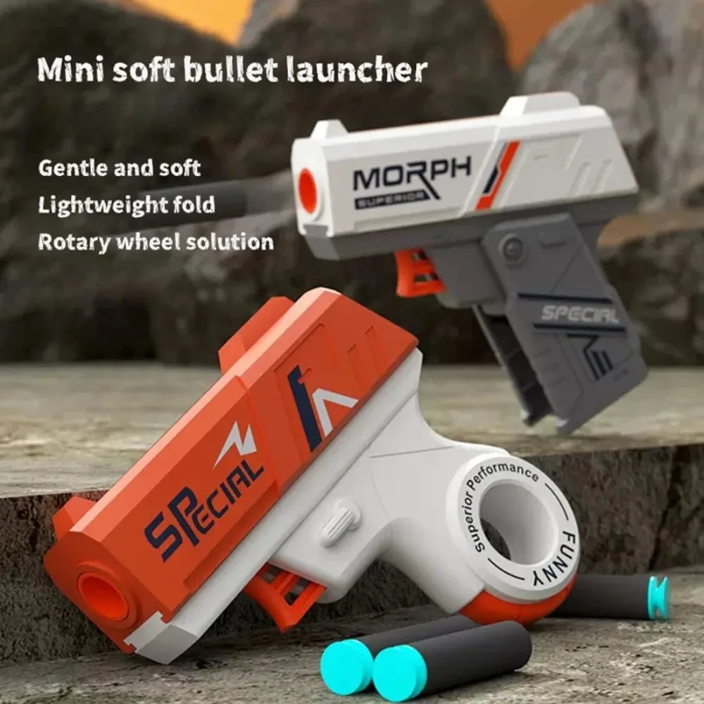 Mini Soft Bullet Toy Gun | Outdoor Sport Shooting Game for Stress Relief