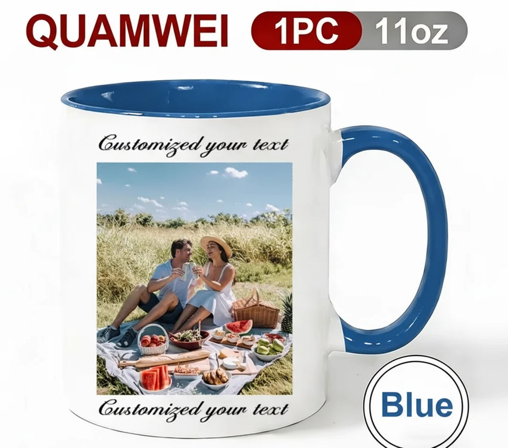 Customizable Photo Mug | Personalized Gift for Valentine's Day lifestyle view