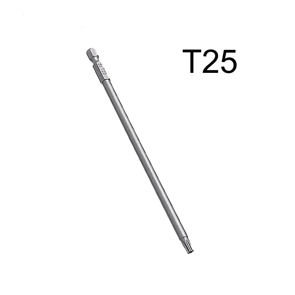 1PC Long 150mm Magnetic Torx Screwdriver Bit | Alloy Steel 1/4 Inch Hex Torx Screw Drive detail view