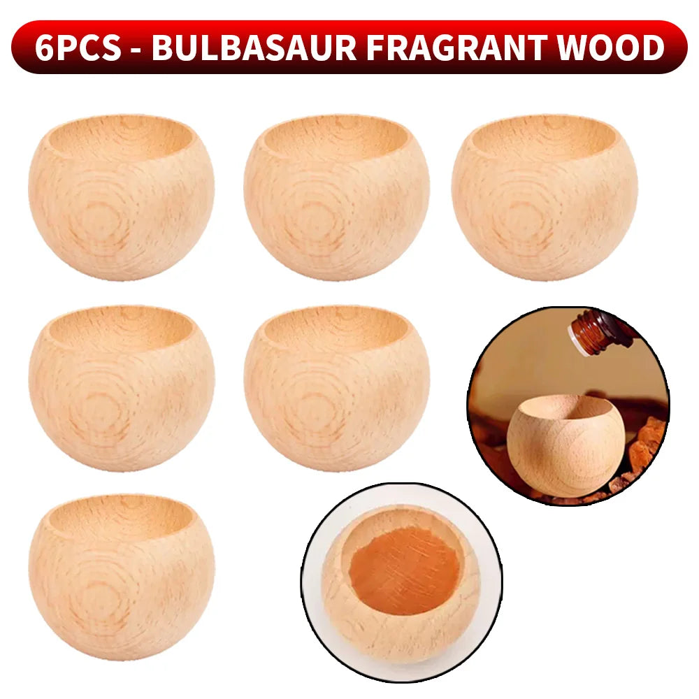 Creative Solid Wood Tumbler Fragrance Expander | Natural Reed Diffuser Set alternate view