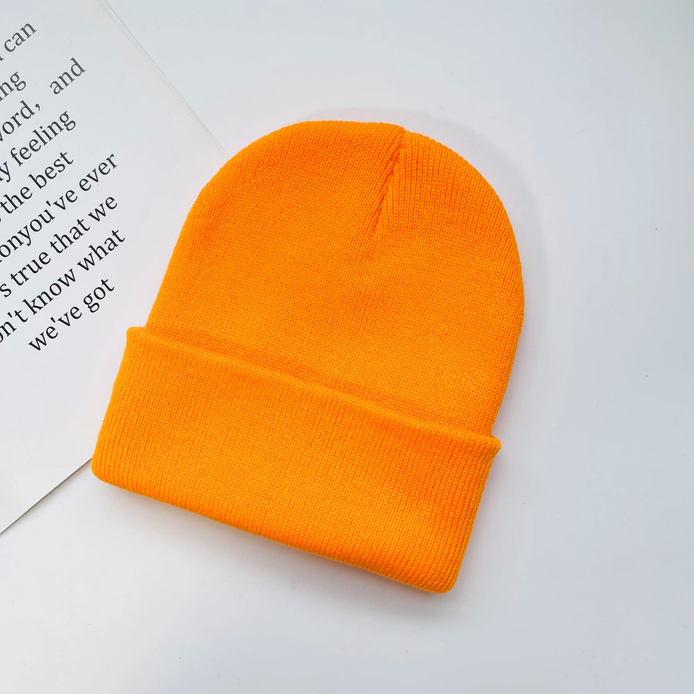 MLFO Colorful Knit Beanie with Ear Flaps | Unisex Winter Hat alternate view