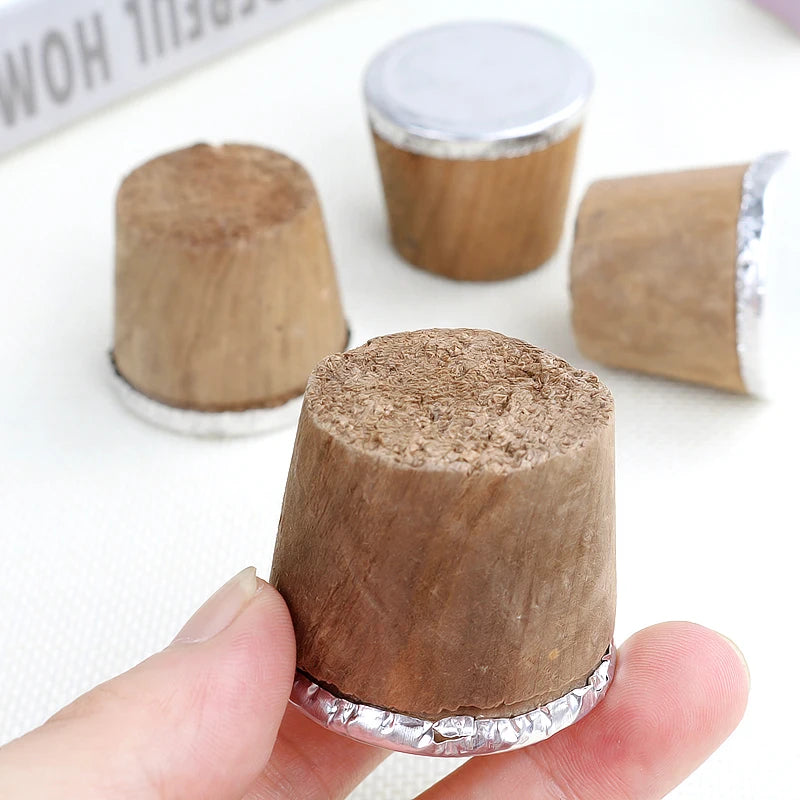 Wood Thermos stopper sealed Safe Cork Plug Lid Cap Bottle Cork Plug for home vacum flask Replace Ket