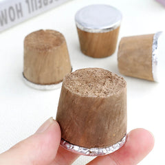 Wood Thermos stopper sealed Safe Cork Plug Lid Cap Bottle Cork Plug for home vacum flask Replace Ket
