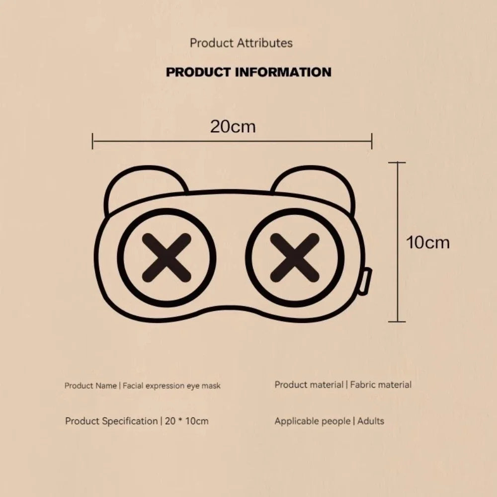 Cute Sleep Eye Mask for Kids and Students | Light Blocking Eye Cover additional angle