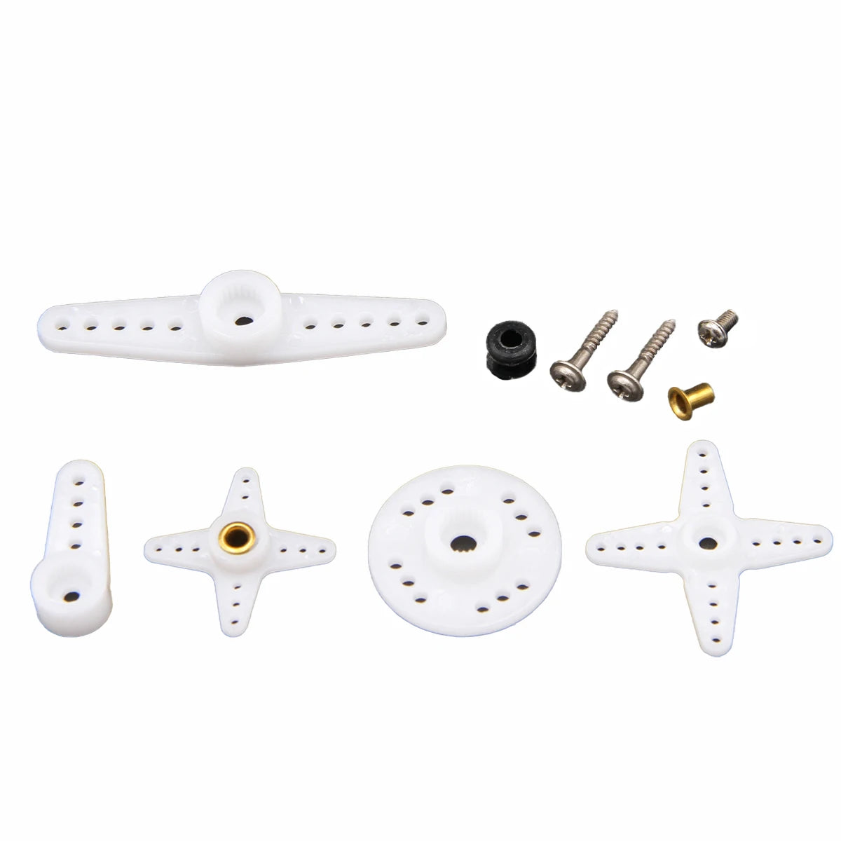 Servo Arm Set 25T 28T Double Head Round Steering Gear for RC Helicopter lifestyle view