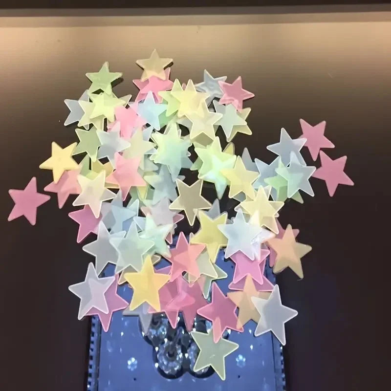 Glow in the Dark Star Stickers | Bedroom Wall Decoration alternate view