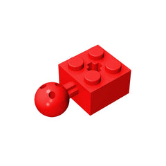 Gobricks GDS-976 Technical Brick Modified 2 x 2 with Ball Joint and Axle Hole | Compa alternate view
