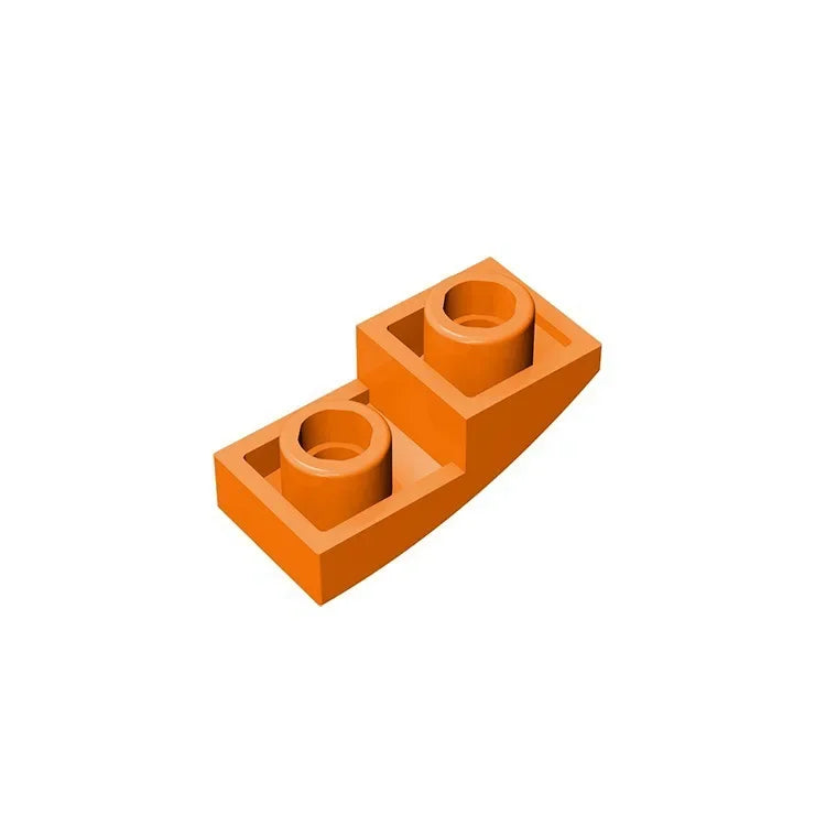 Gobricks GDS-795 Slope, Curved 2 x 1 Inverted | Compatible Building Block for DIY Pro alternate view