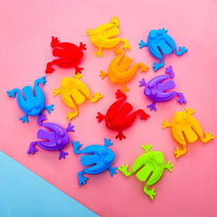 12/24/36pcs Mixed Color Jumping Frog Bounce Fidget Toys Antistress Relieve Family Game B detail view