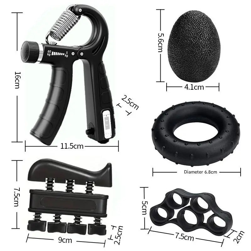 5 Pack Finger Trainer Grip | Hand Grips Strength Device for Men and Women close-up view