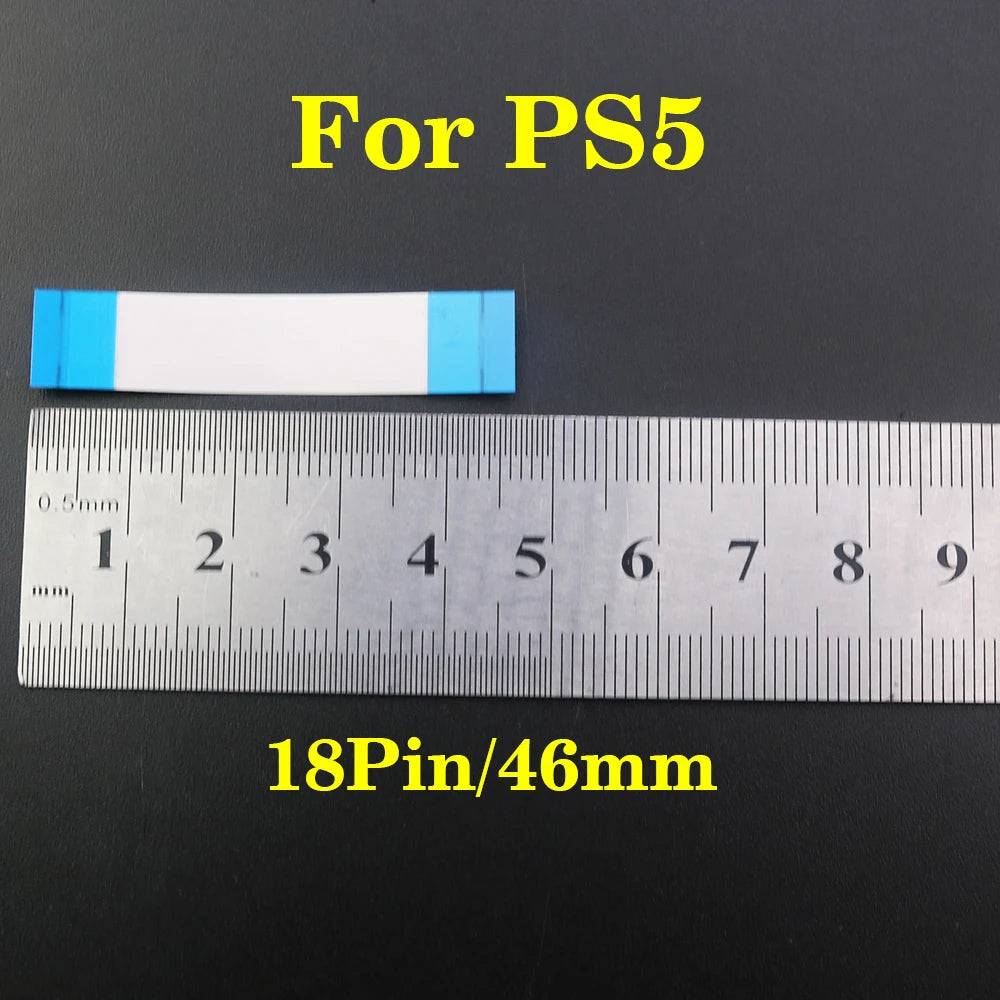 Power Switch Ribbon Flex Cable for PS5 PS4 PS3 PS2 Wii U PAD | Replacement FPC Connect close-up view