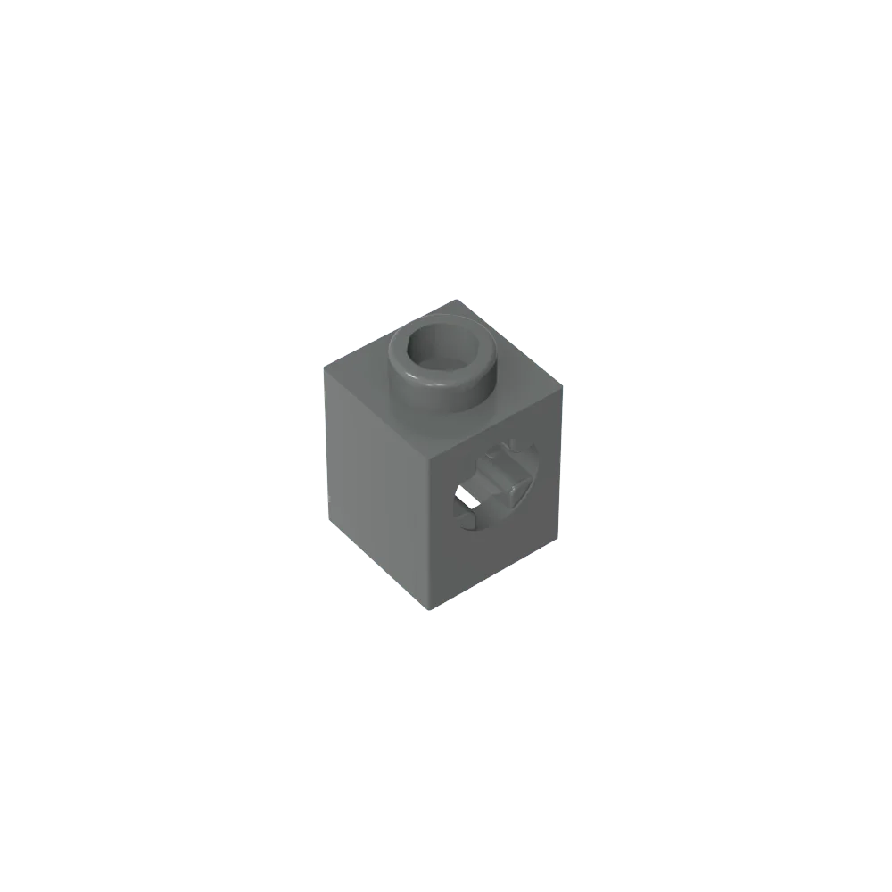 Gobricks GDS-2196 Technical Brick 1 x 1 with Axle Hole | Building Block for Lego detail view