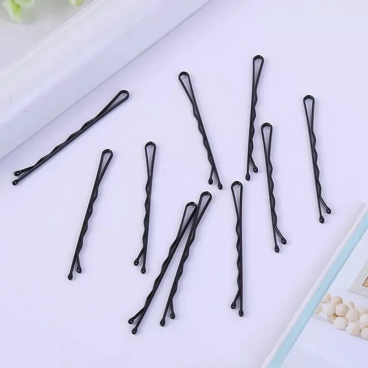 60pcs/card Professional Makeup Hair Maker Accessory Round Toe Black Hair Clip Bobby Pins Tool Tools Hot Sale