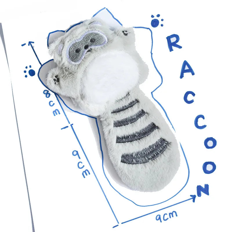 Plush Interactive Dog Toy Chew Squeaky Pet Toy Grinding Teeth Bite-resistant Puppy additional angle