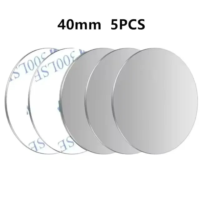 Magnetic Metal Plate Disk Car Phone Holder Stickers 10 Pcs alternate view