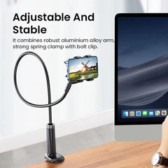 Holder Stand Lazy Bracket Headrest Bed 360 Flexible Long Arms Clamp Mount | 90cm alternate view