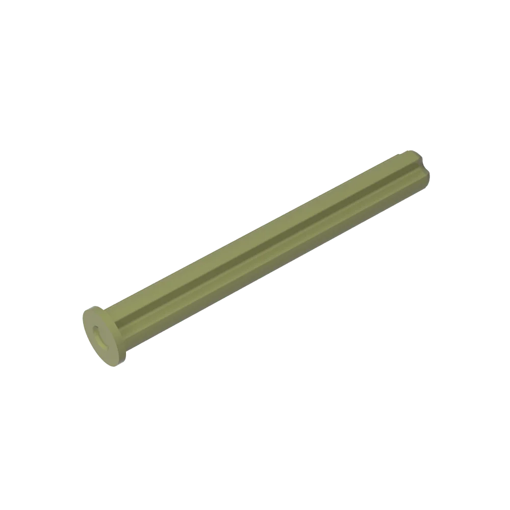 Gobricks GDS-908 Plate 2 x 4 Technical, Axle 5 with Stop | Building Block for MOC a additional angle