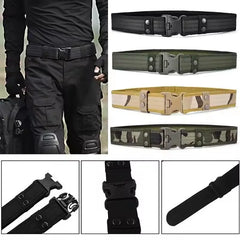 New Style Men's Quick-Release Tactical Belt - Outdoor Camouflage Nylon Wide Waist Bel alternate view