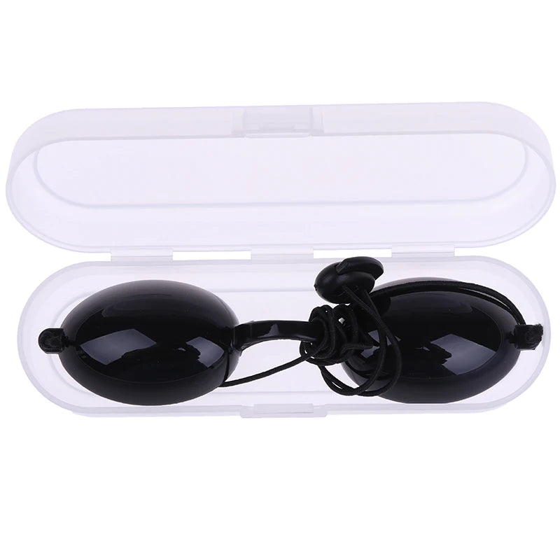 Adjustable Laser Safety Eyepatch Goggles | Full Shading Protective Eyewear for Tattoo an detail view