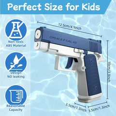 Electric Water Gun Rechargeable Automatic & Manual Spray Gun Capacity Range Up to 32 FT Range for Adults & Kids