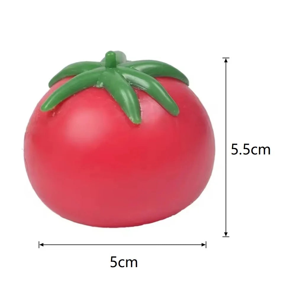 Taba Squishy Cool In Summer Tomatoes Water Balloon | Unbreakable Artificial Fruit Sque close-up view