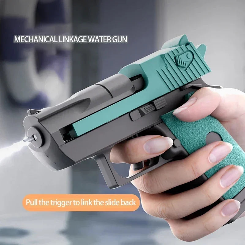Mini Water Pistol | Mechanical Continuous Firing Water Gun for Summer Pool Play alternate view